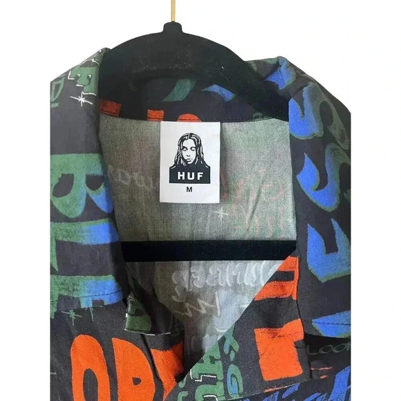 X-Girl x Huff Women’s Sound Resort Top Size M - Picture 3 of 9